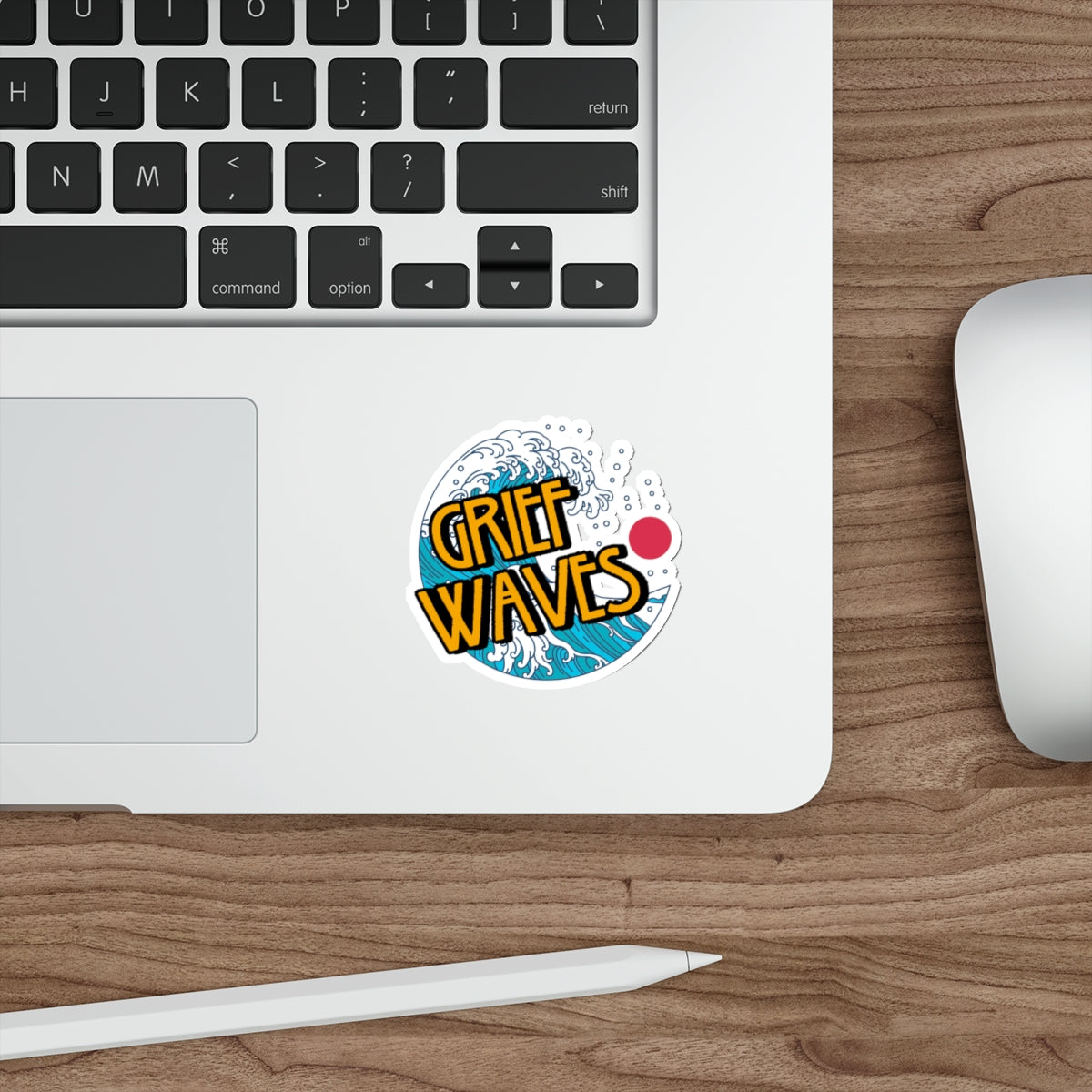 Grief Waves | Die-Cut Stickers