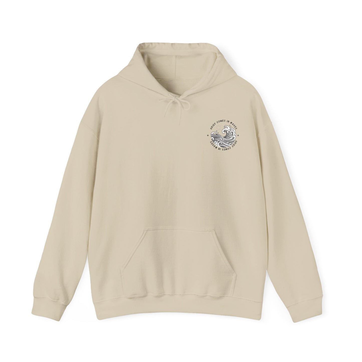 Grief Comes In Waves | Front & Back Hoodie