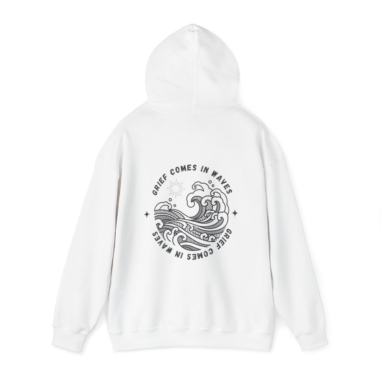 Grief Comes In Waves | Front & Back Hoodie