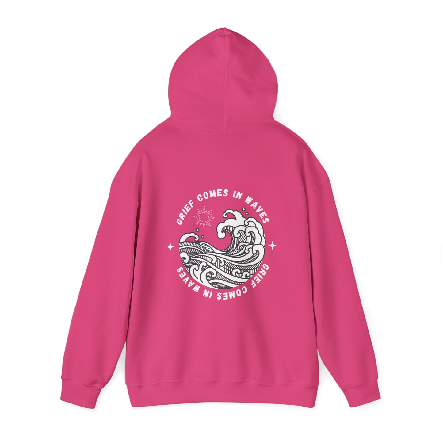 Grief Comes In Waves | Front & Back Hoodie