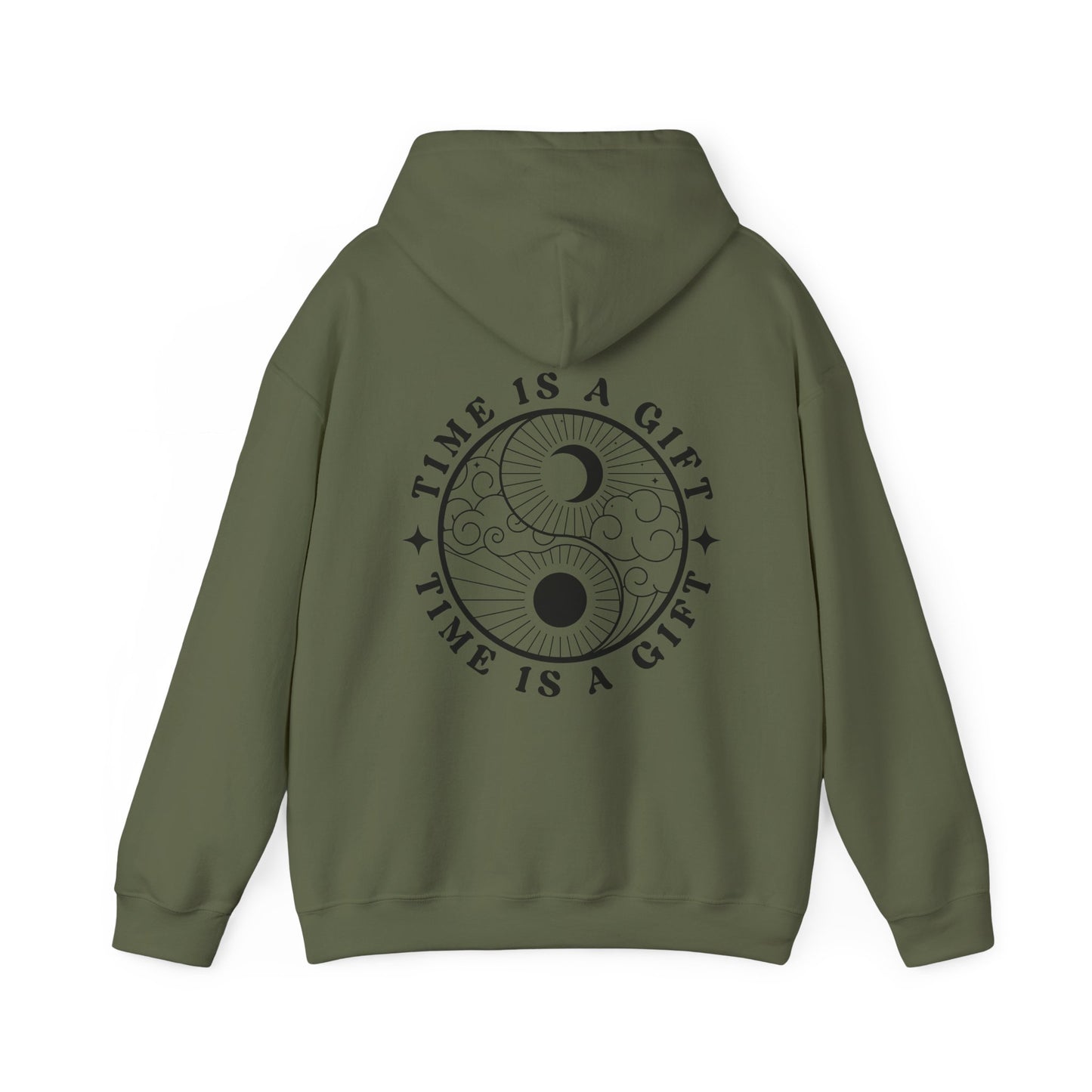 Time Is A Gift | Front & Back Hoodie