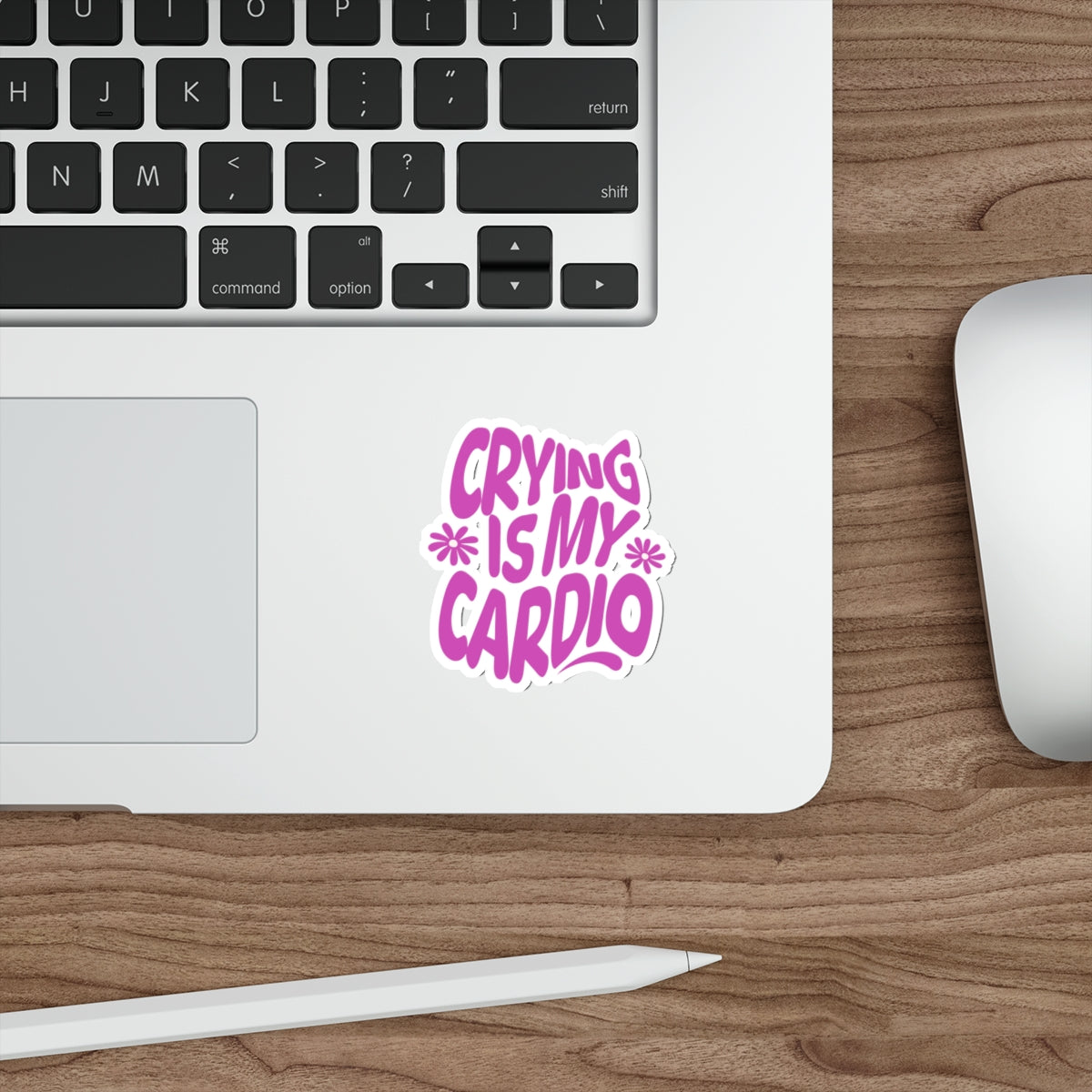 Crying Is My Cardio | Die-Cut Stickers