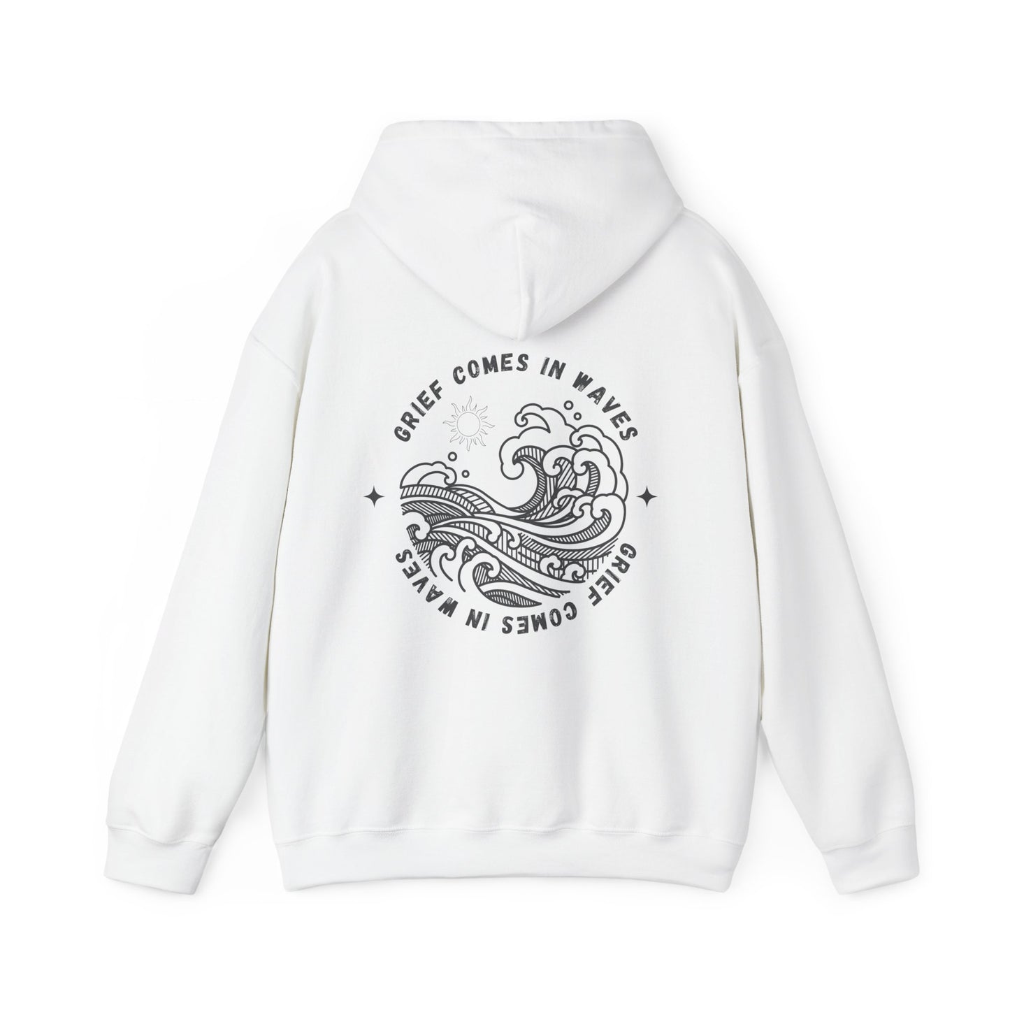 Grief Comes In Waves | Front & Back Hoodie