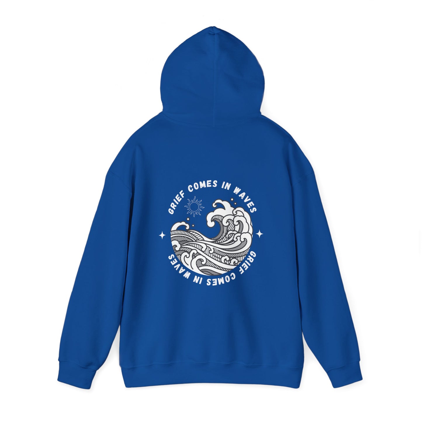 Grief Comes In Waves | Front & Back Hoodie