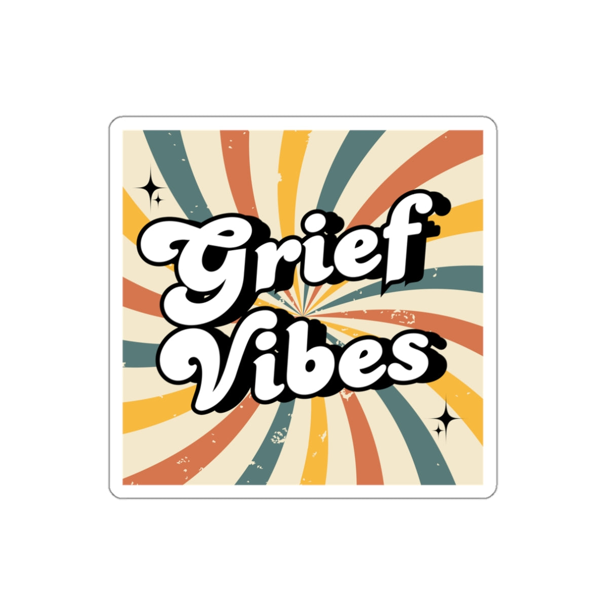 Grief Vibes | Die-Cut Stickers
