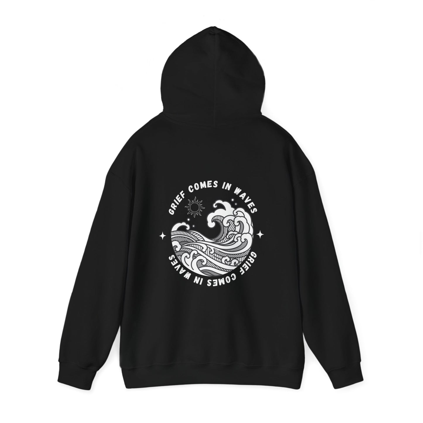 Grief Comes In Waves | Front & Back Hoodie