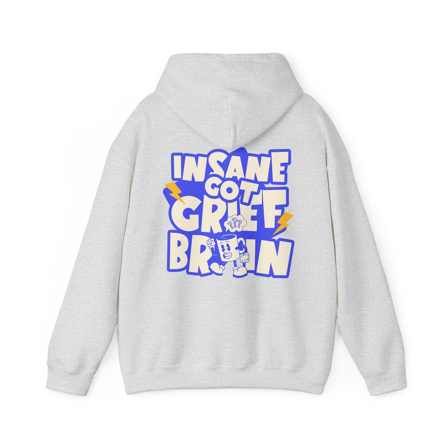 Grief Brain (Blue Text) | Hoodie