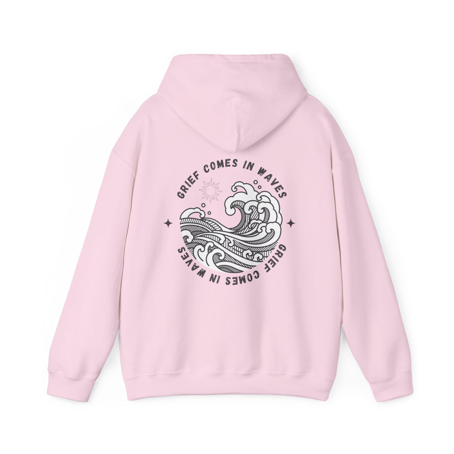 Grief Comes In Waves | Front & Back Hoodie