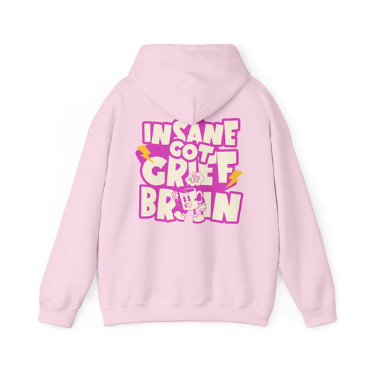 Grief Brain (Pink Text) |  Hoodie