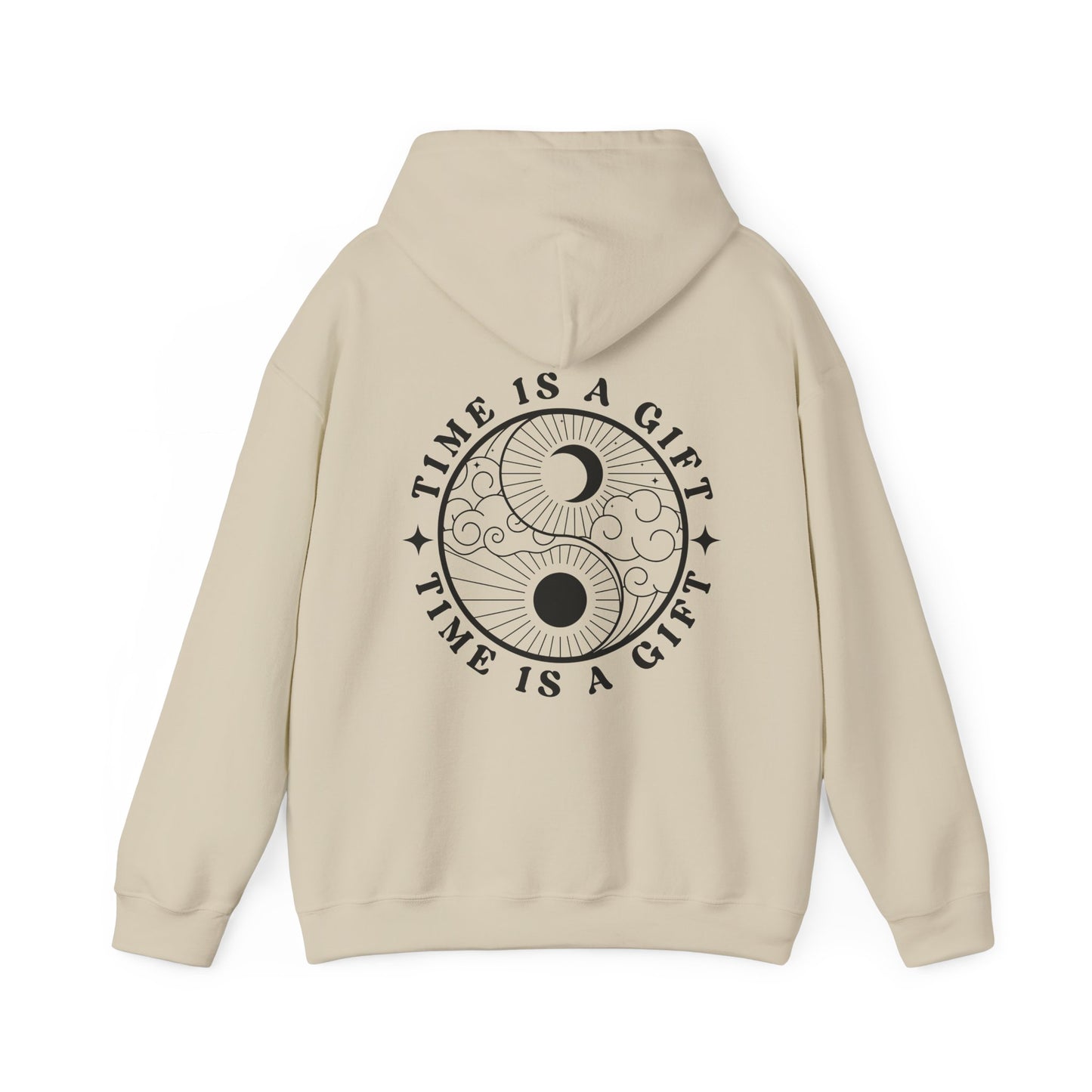 Time Is A Gift | Front & Back Hoodie