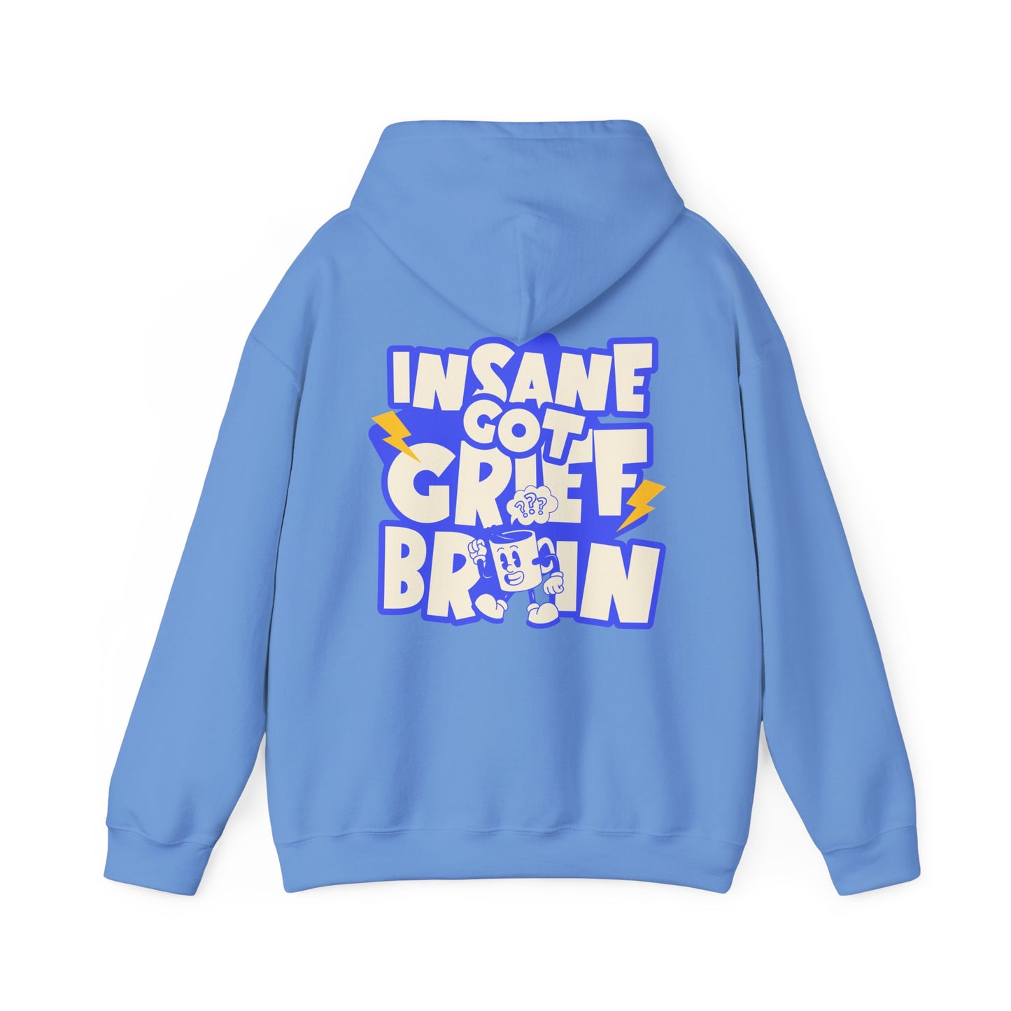Grief Brain (Blue Text) | Hoodie