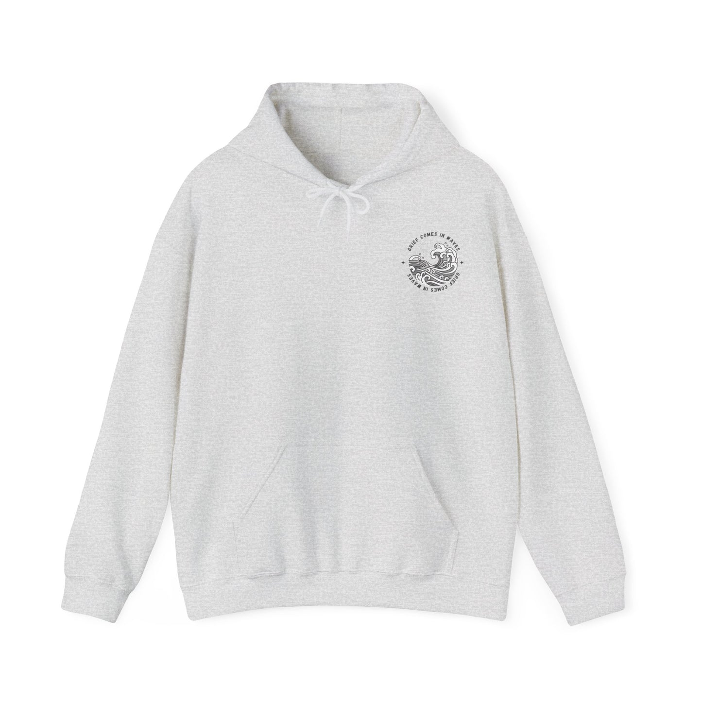 Grief Comes In Waves | Front & Back Hoodie