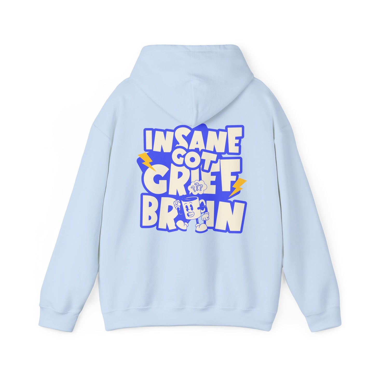 Grief Brain (Blue Text) | Hoodie
