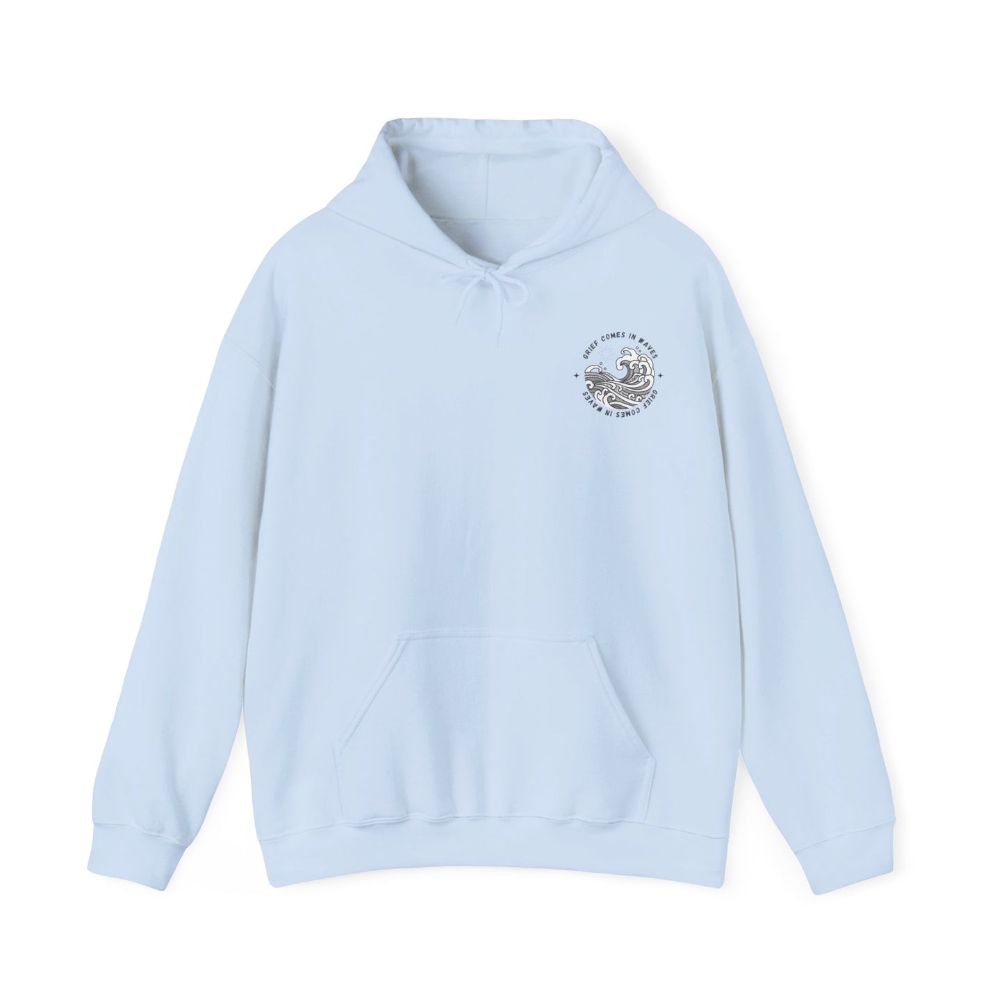 Grief Comes In Waves | Front & Back Hoodie