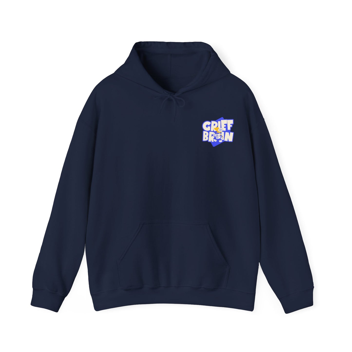 Grief Brain (Blue Text) | Hoodie