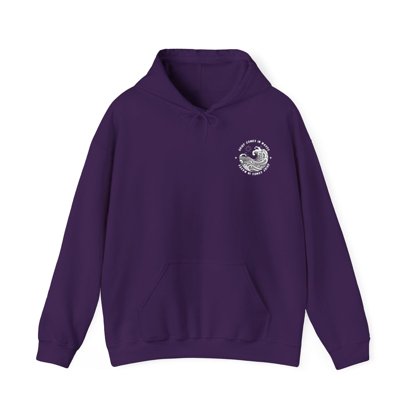 Grief Comes In Waves | Front & Back Hoodie