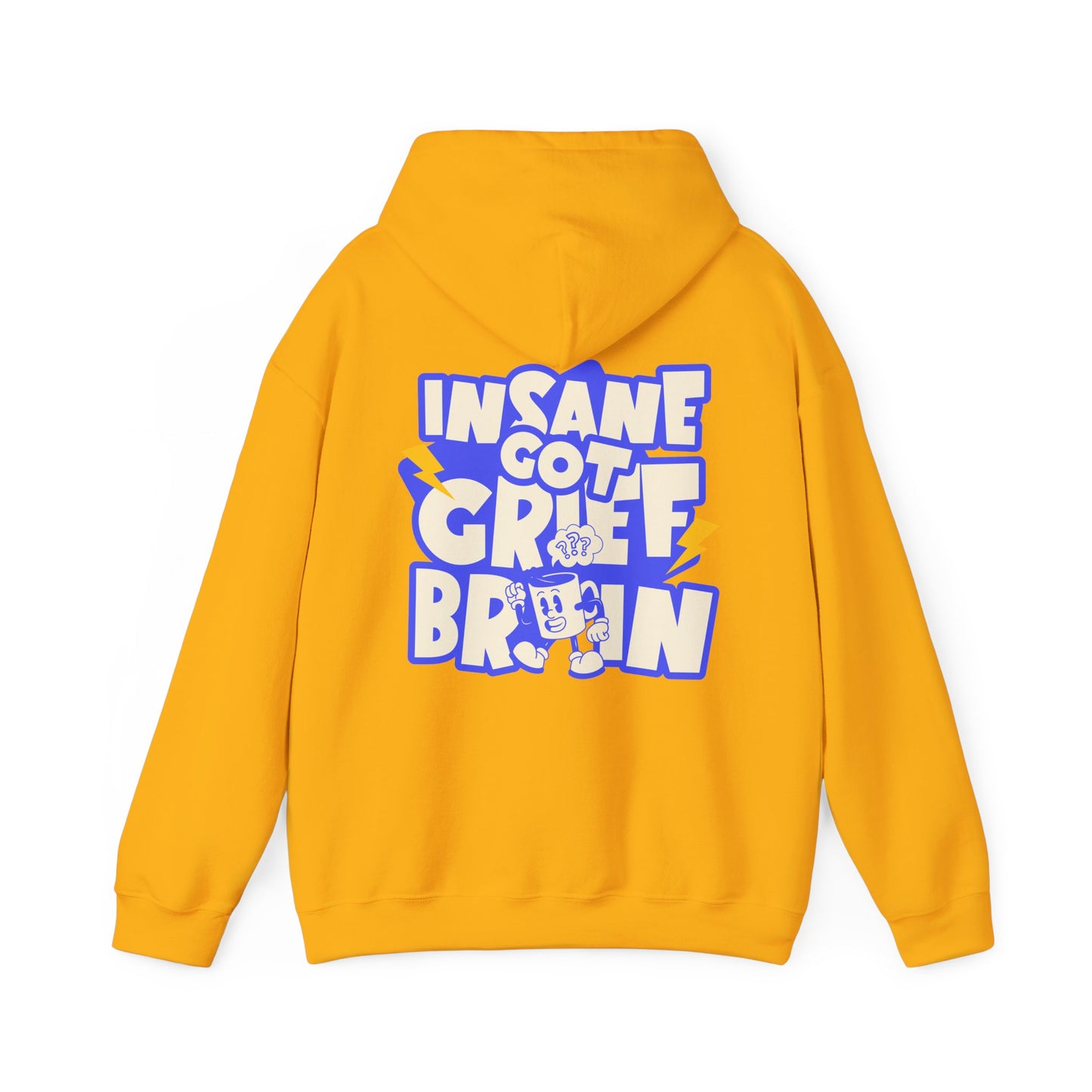 Grief Brain (Blue Text) | Hoodie