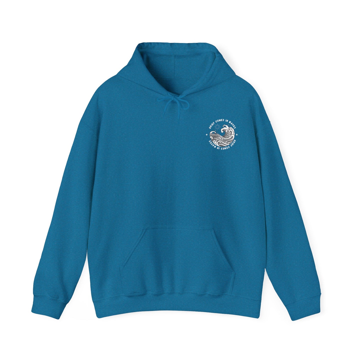 Grief Comes In Waves | Front & Back Hoodie