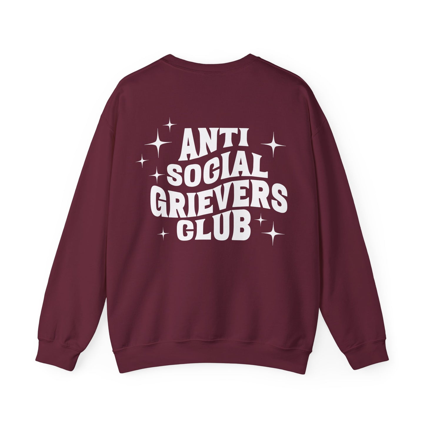 Anti Social Grievers Club | (Front & Back) Crewneck