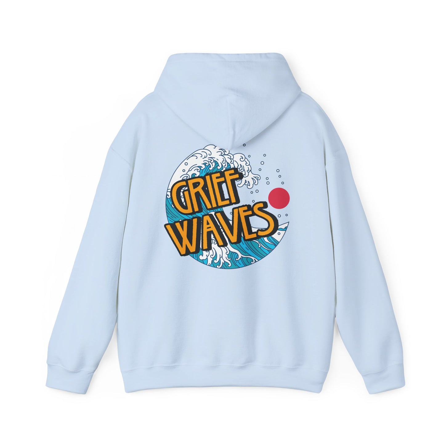 Grief Waves | Front & Back Hoodie