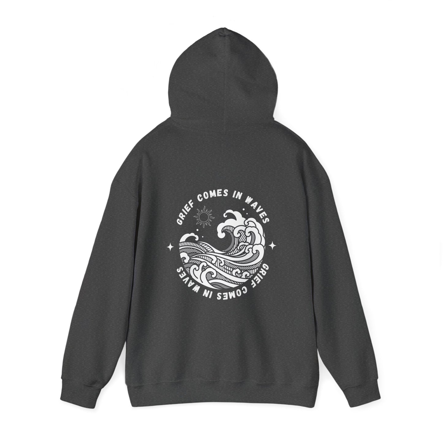 Grief Comes In Waves | Front & Back Hoodie