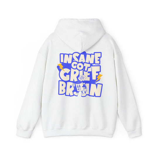 Grief Brain (Blue Text) |  Hoodie