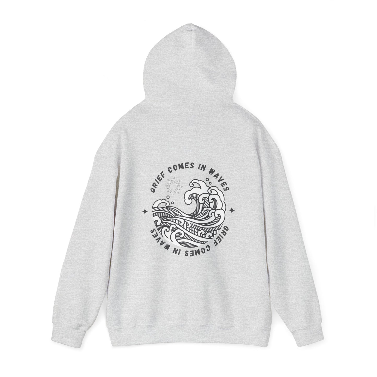 Grief Comes In Waves | Front & Back Hoodie