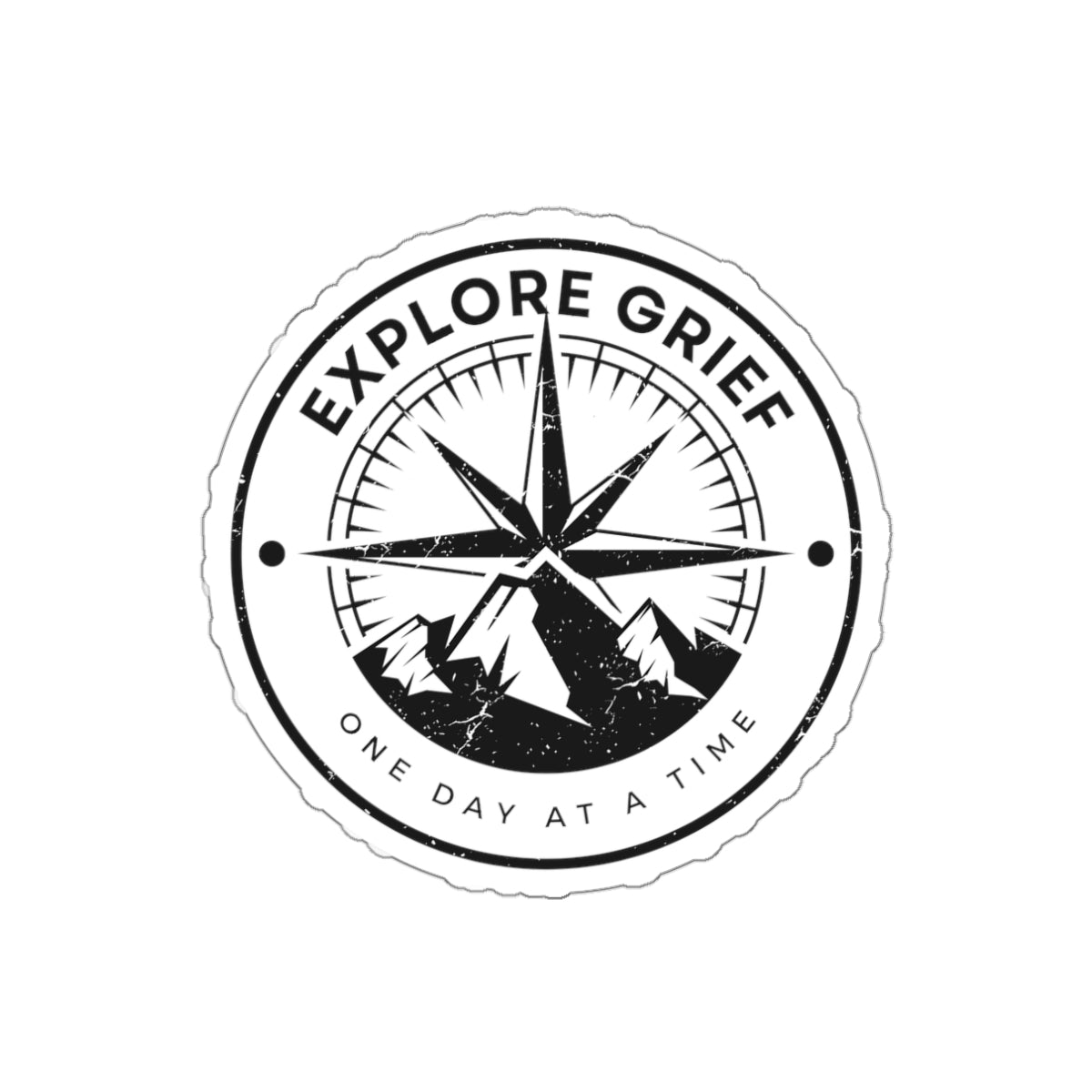 Explore Grief One Day At A Time | Die-Cut Stickers