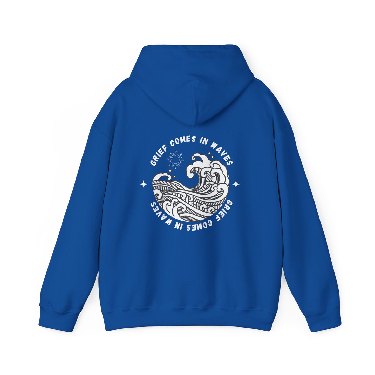 Grief Comes In Waves | Front & Back Hoodie