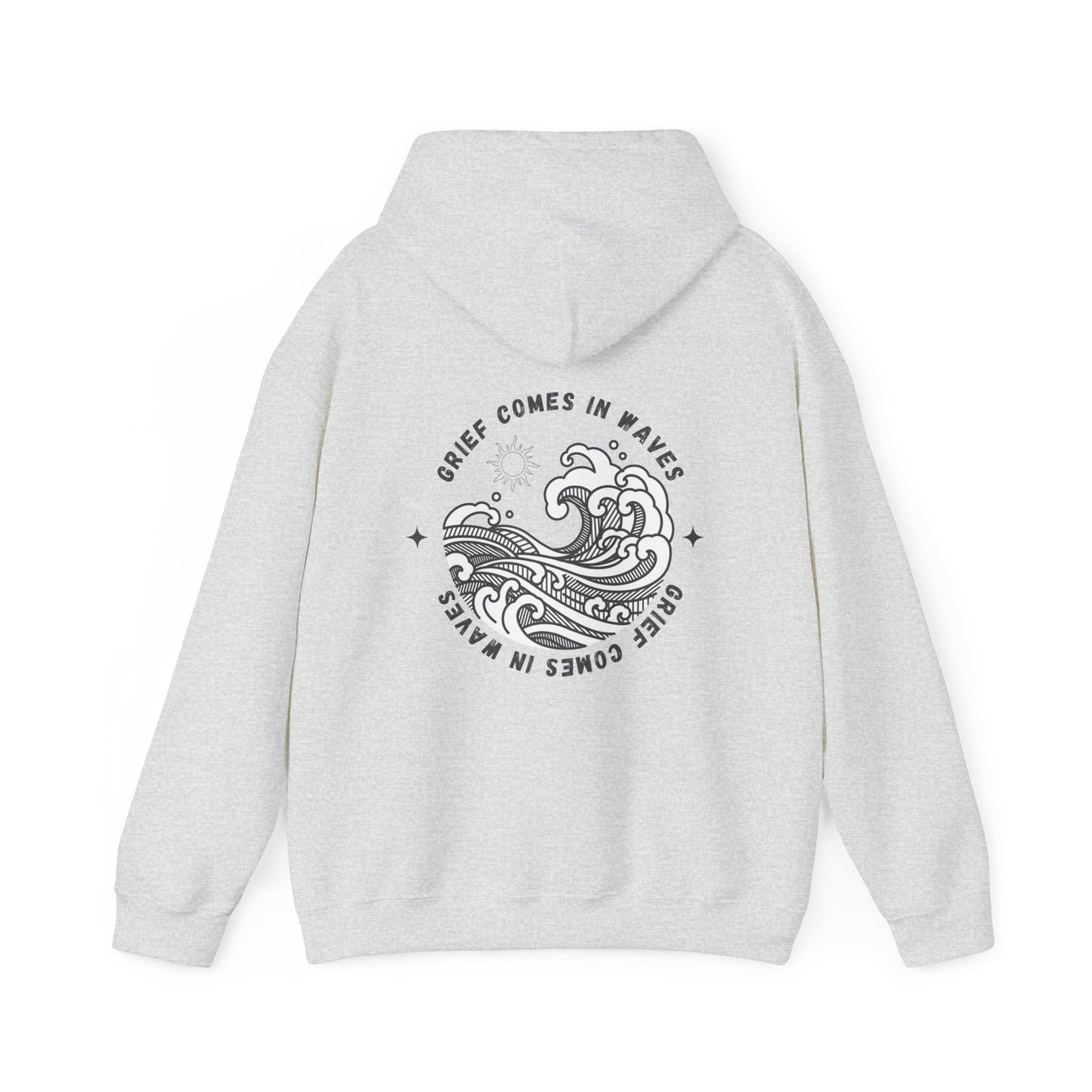 Grief Comes In Waves | Front & Back Hoodie