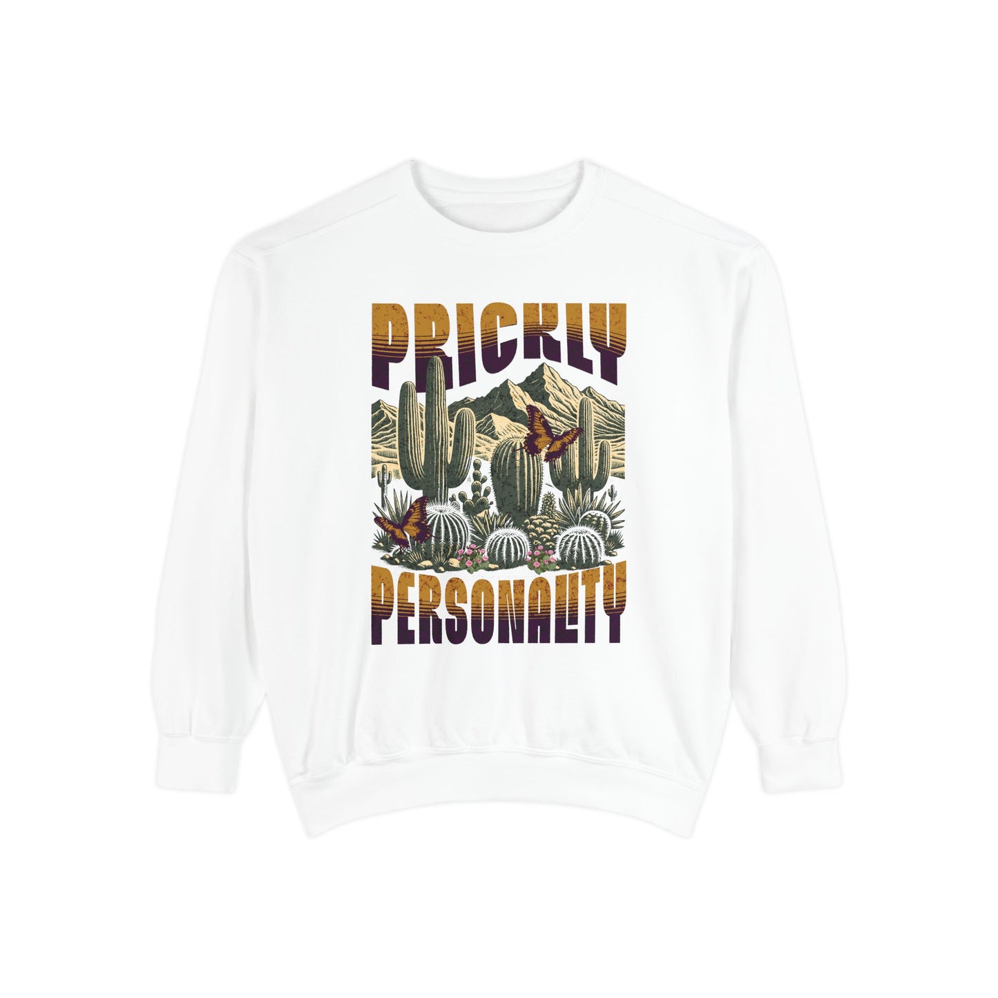 Prickly Personality | Comfort Colors Crewneck Sweatshirt