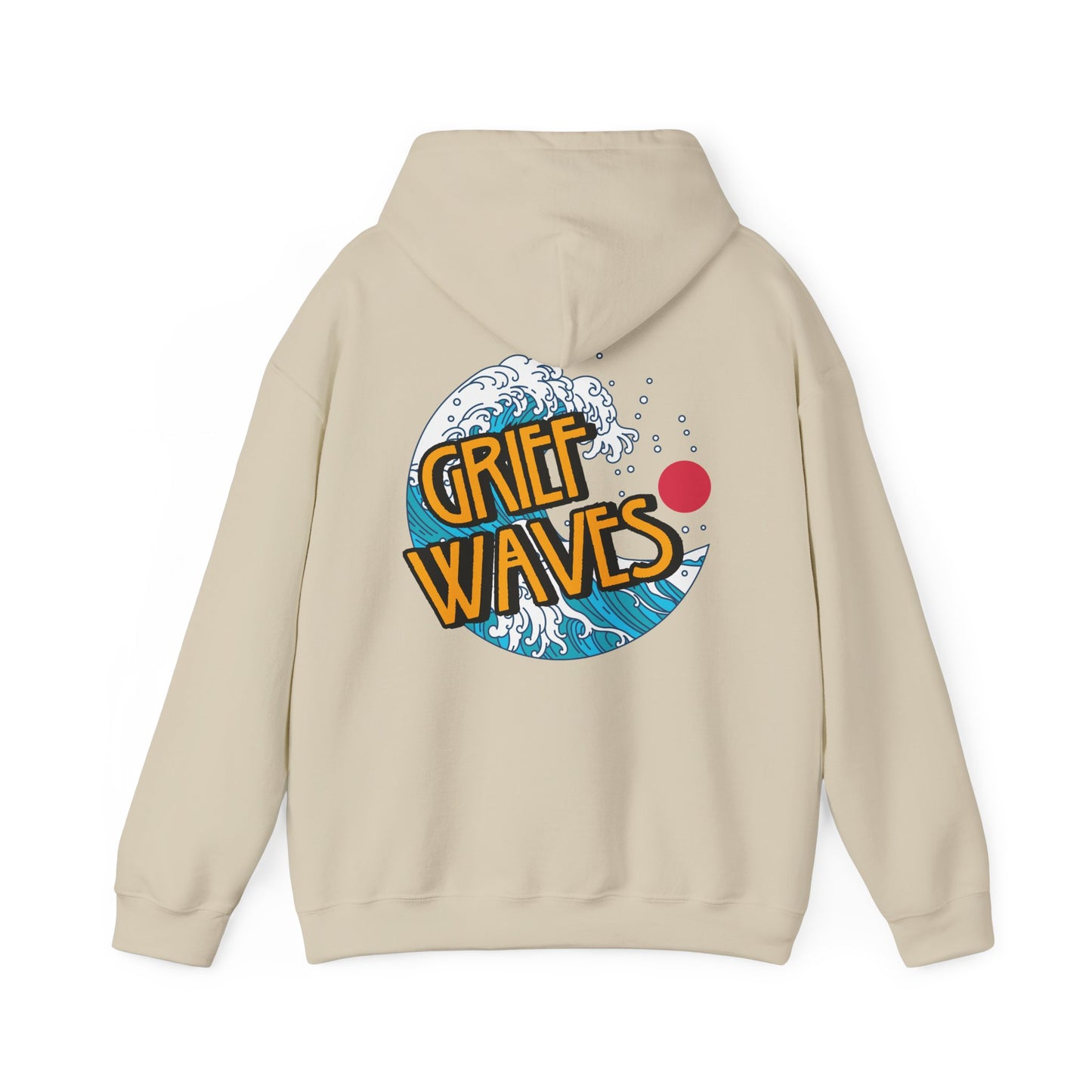 Grief Waves | Front & Back Hoodie