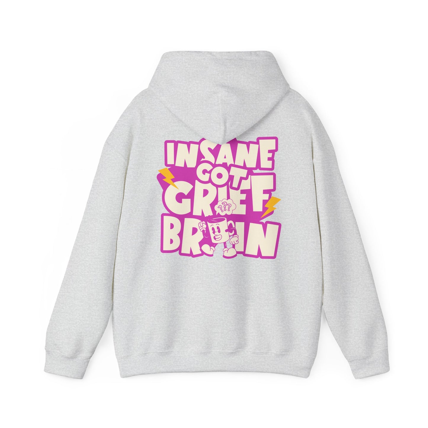 Grief Brain (Pink Text) |  Hoodie