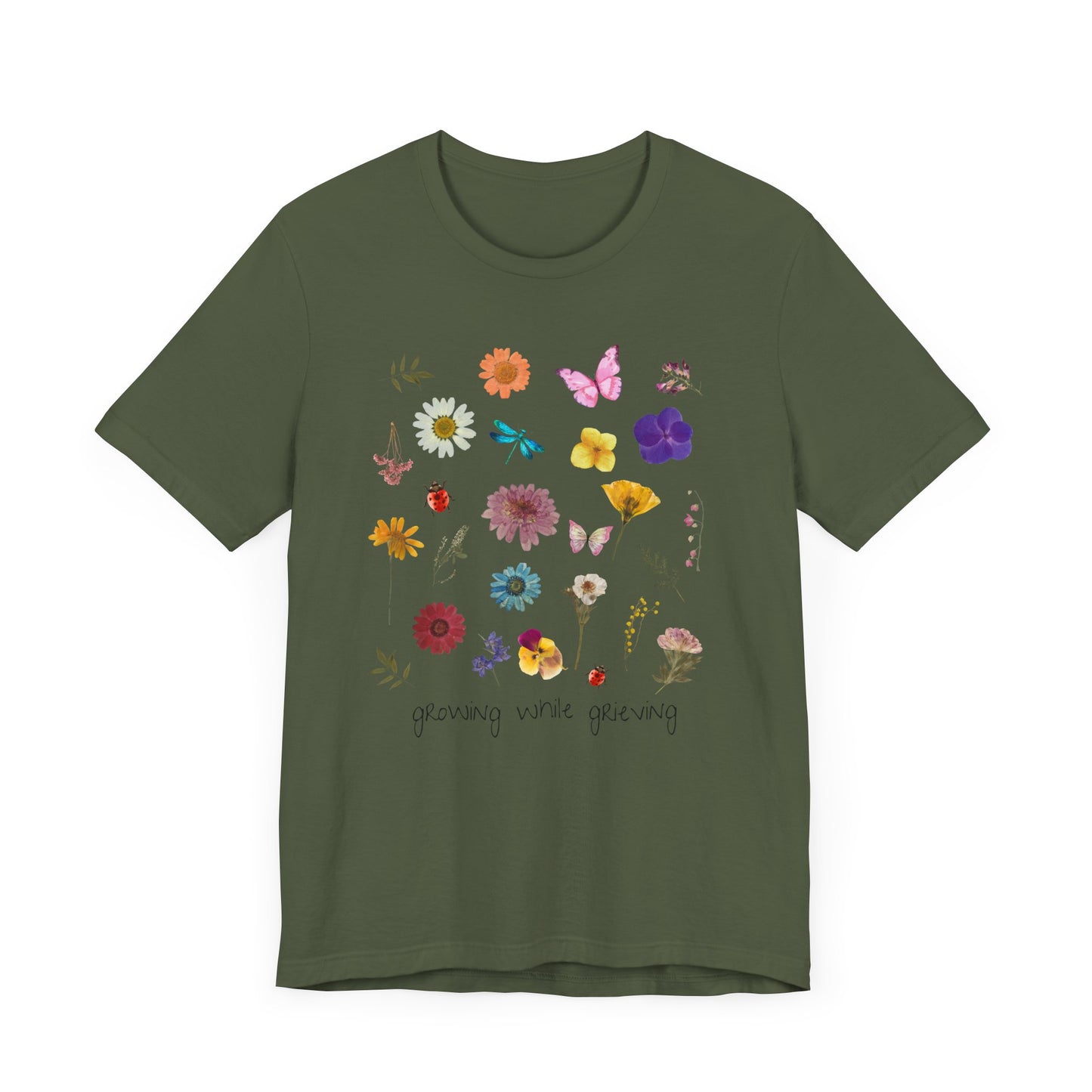 Growing While Grieving Botanical | T Shirt