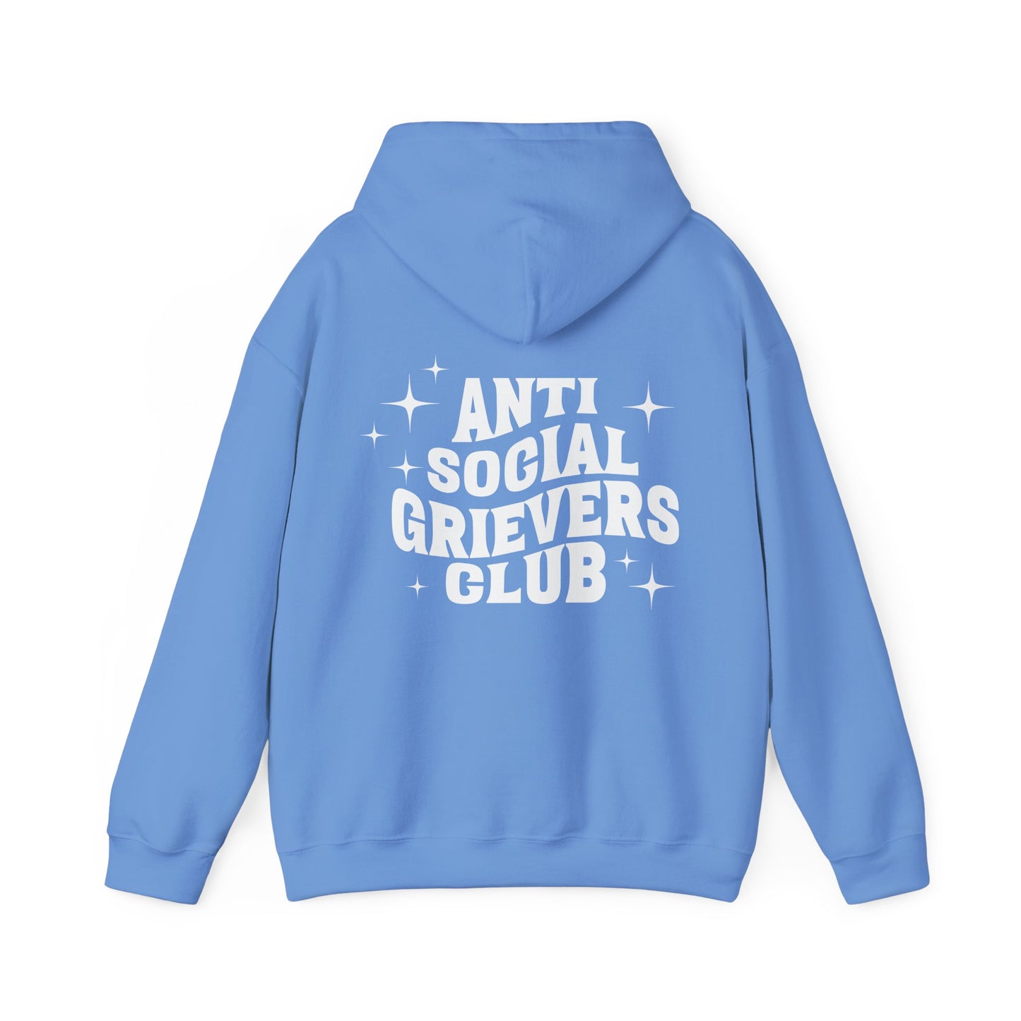 Anti Social Grievers Club | Font & Back Hoodie