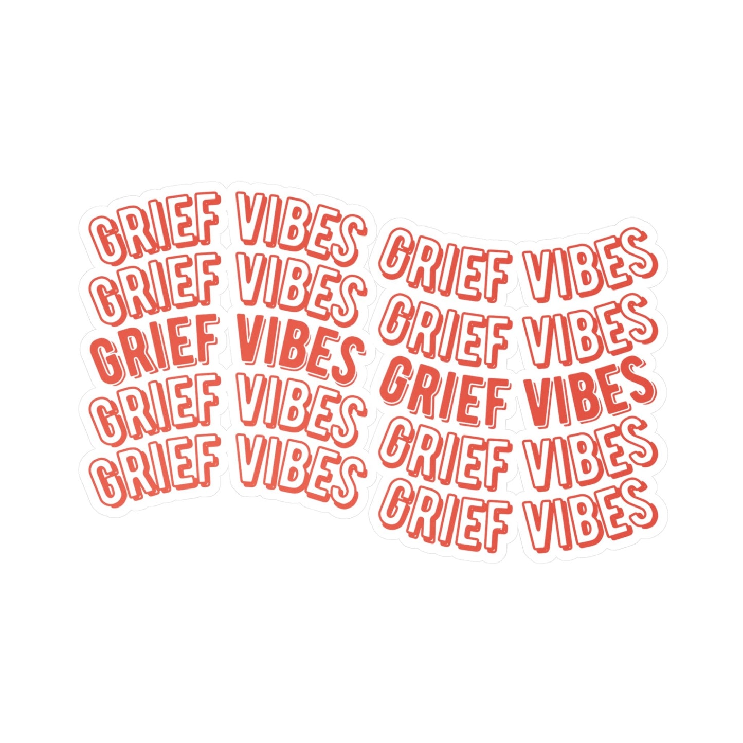 Grief Vibes | Vinyl Sticker