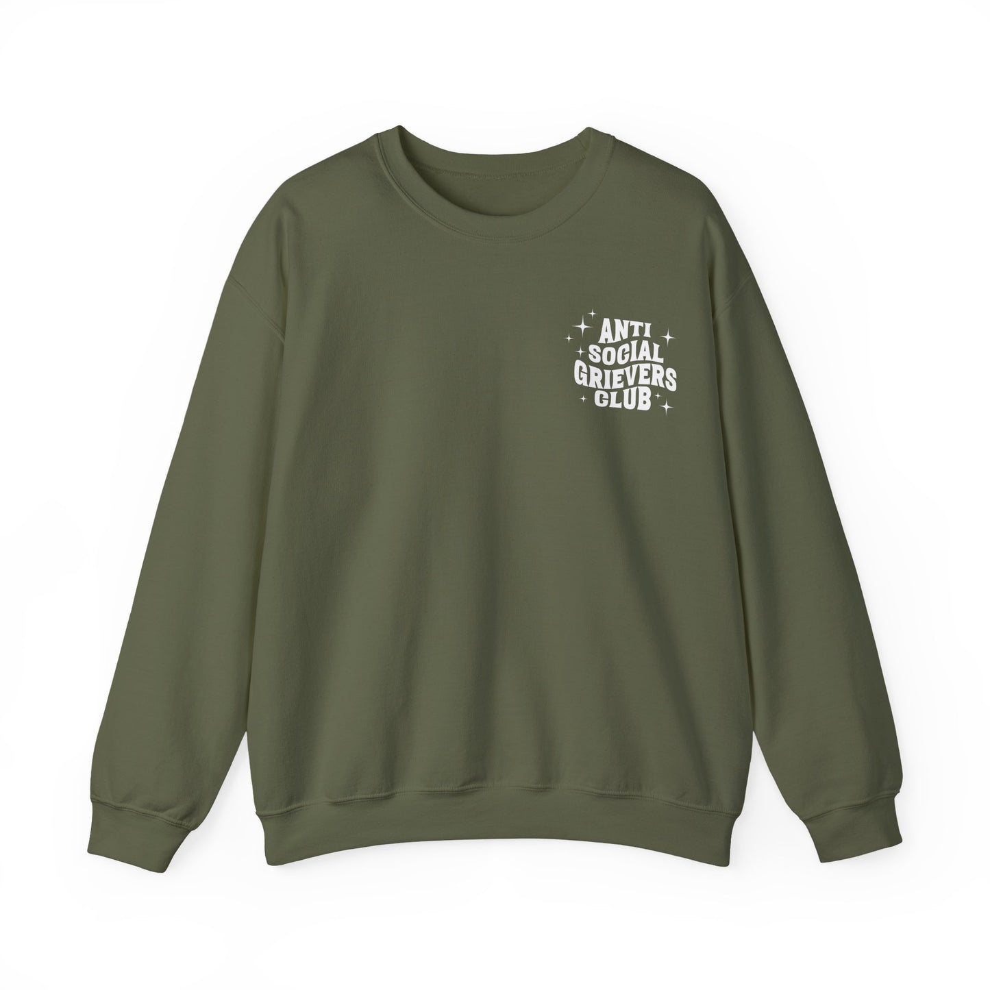 Anti Social Grievers Club | (Front & Back) Crewneck