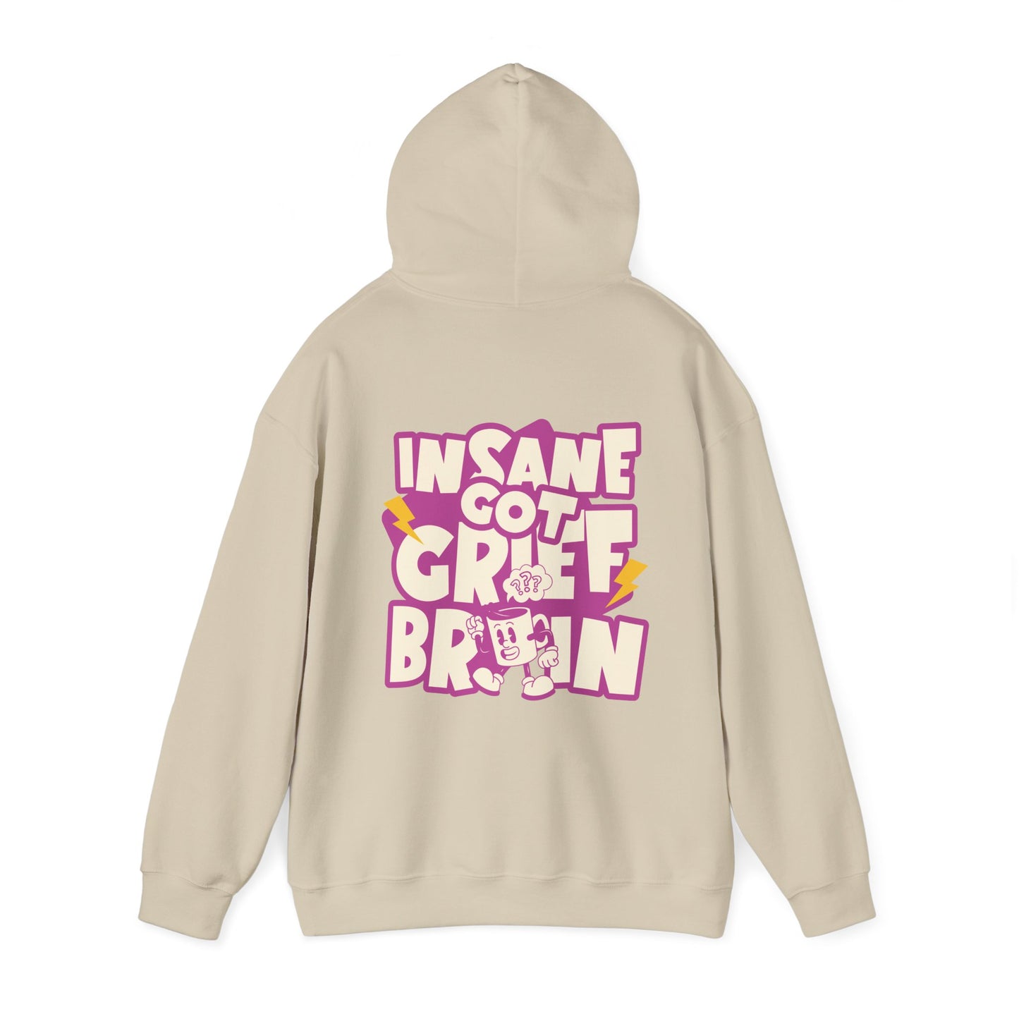 Grief Brain (Pink Text) |  Hoodie