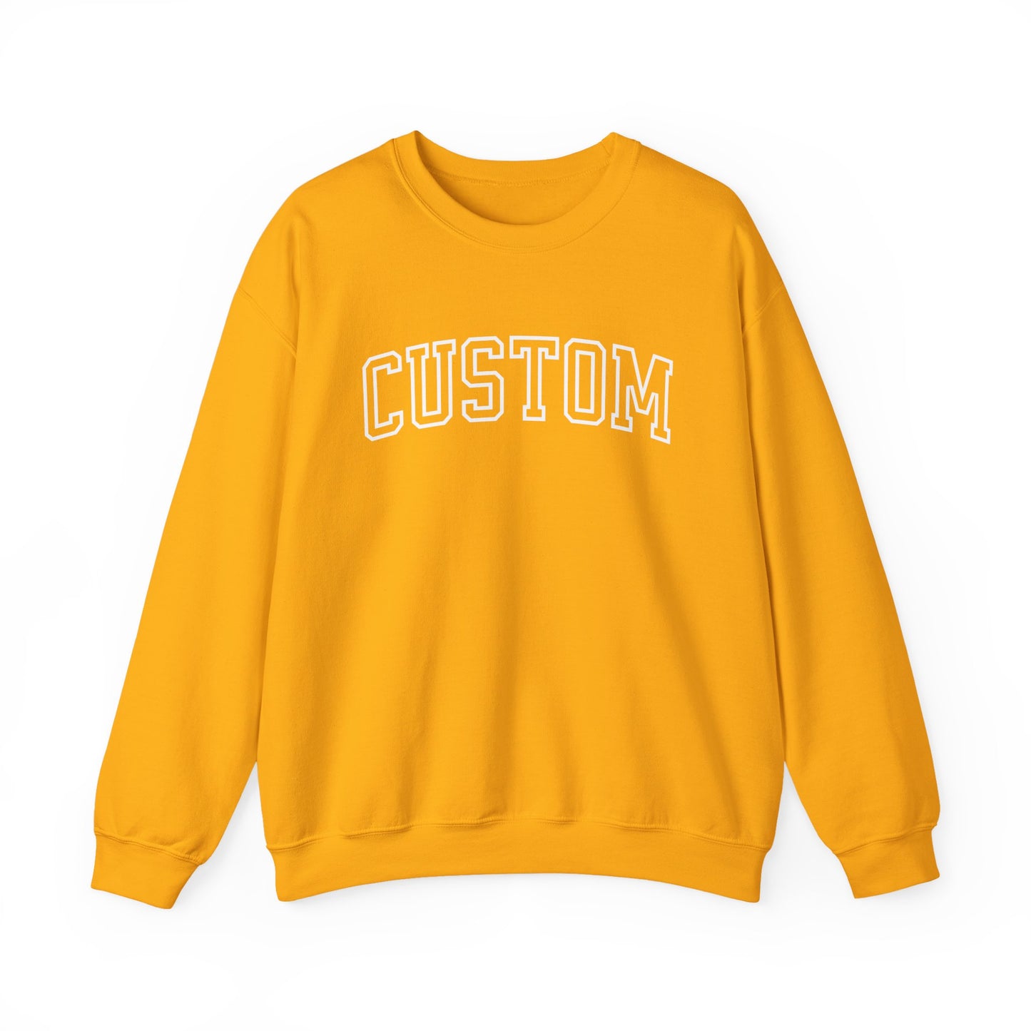 Custom Text Varisty Letters | Crewneck