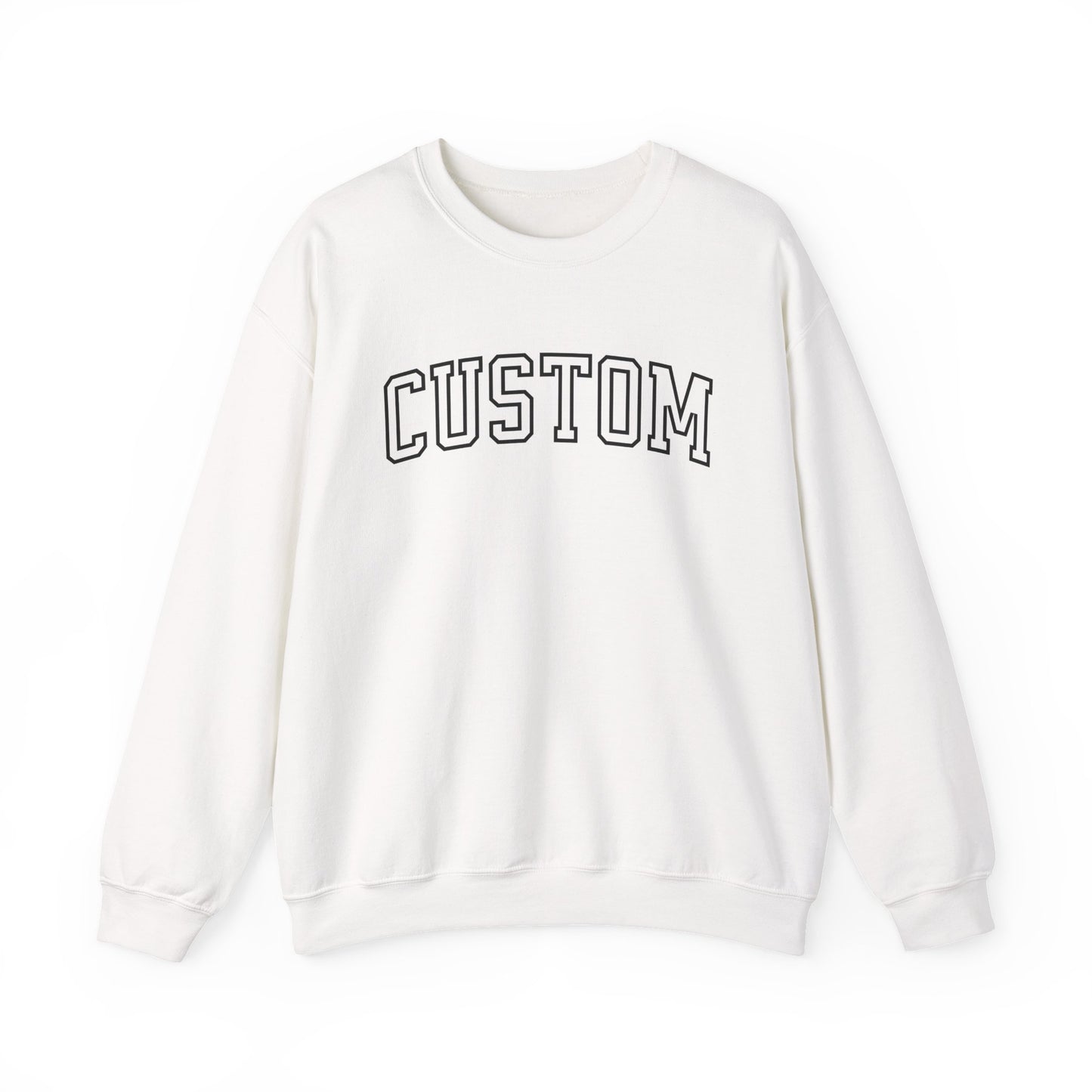 Custom Text Varisty Letters | Crewneck