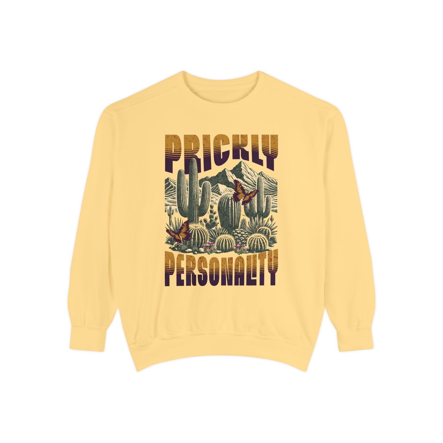 Prickly Personality | Comfort Colors Crewneck Sweatshirt