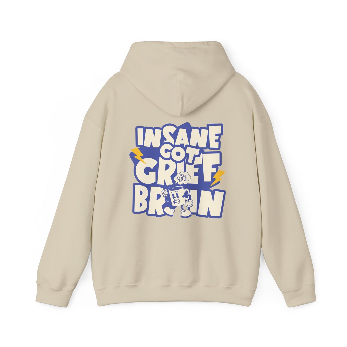 Grief Brain (Blue Text) |  Hoodie