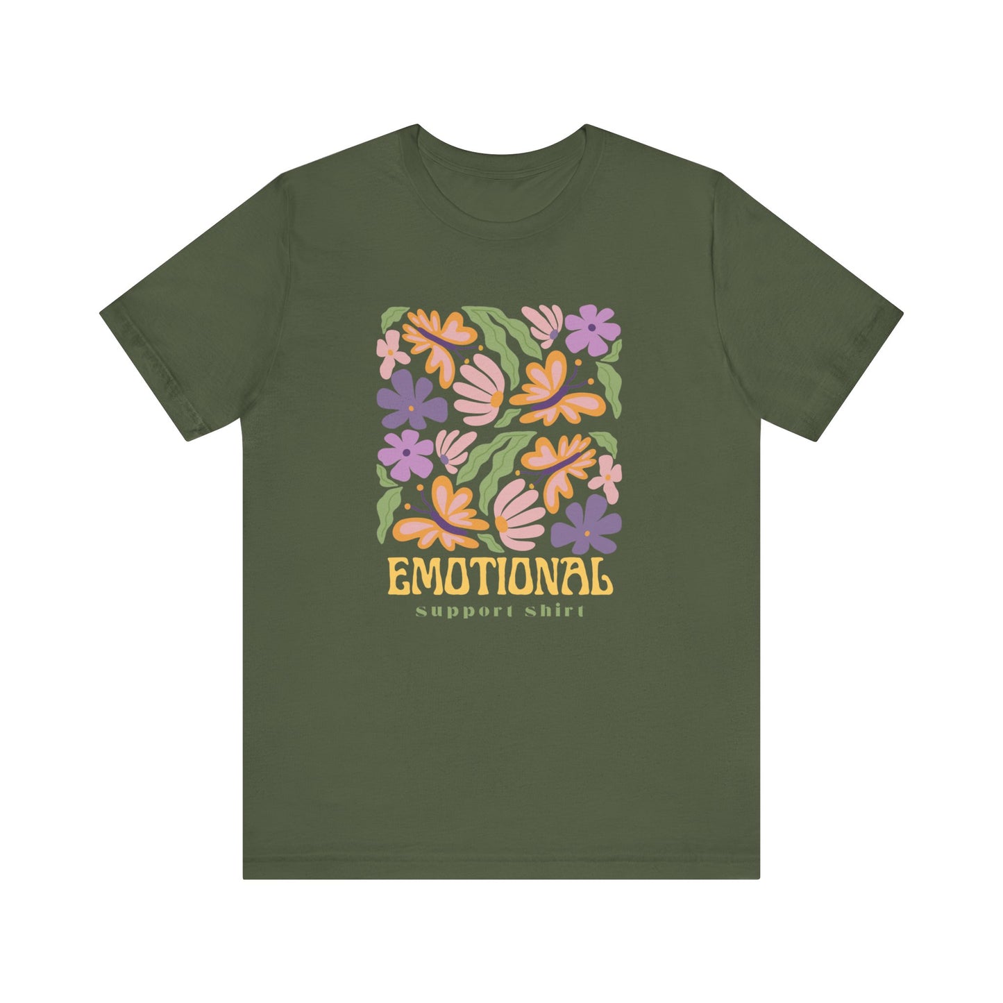 Emotional Support Shirt (Floral) | T Shirt