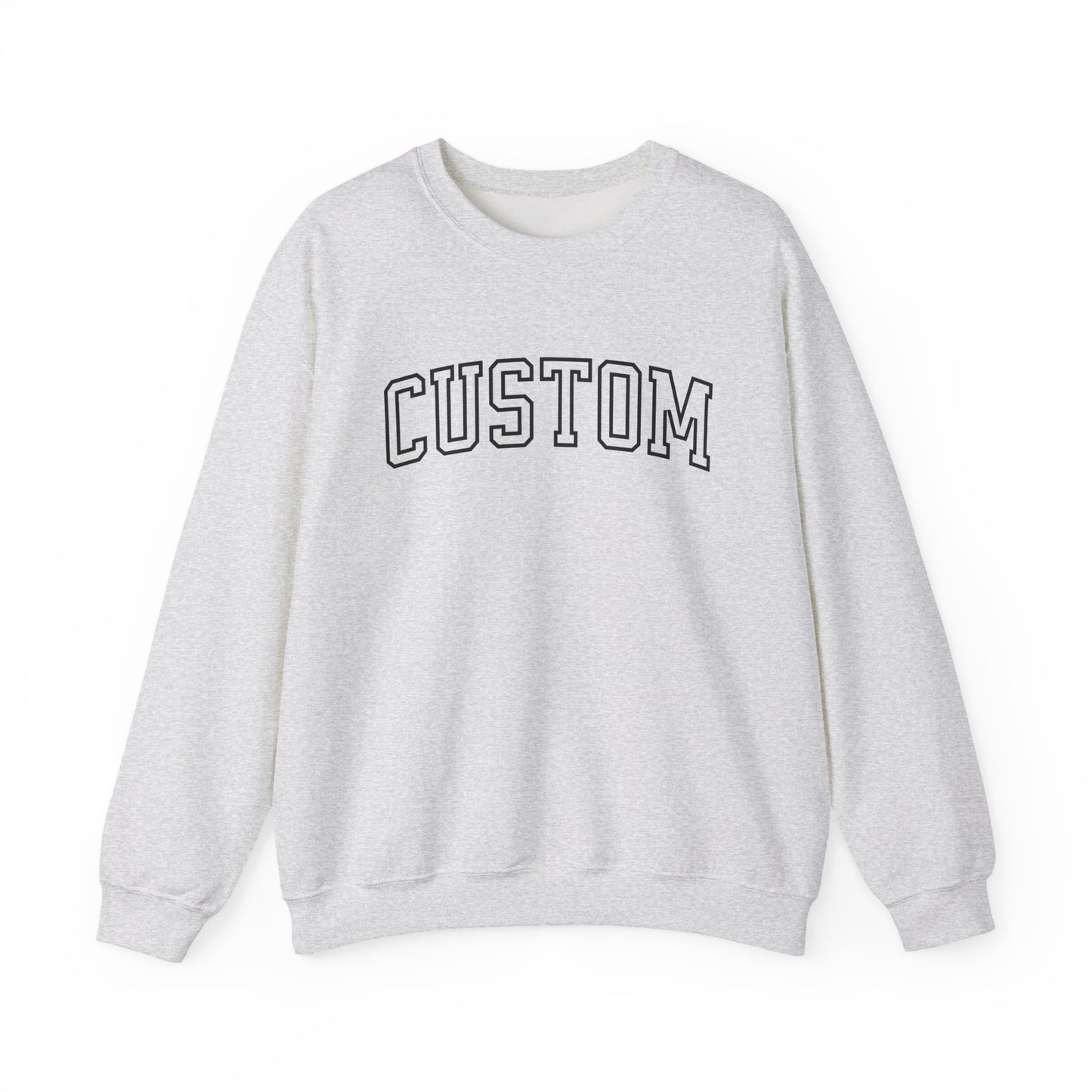 Custom Text Varisty Letters | Crewneck