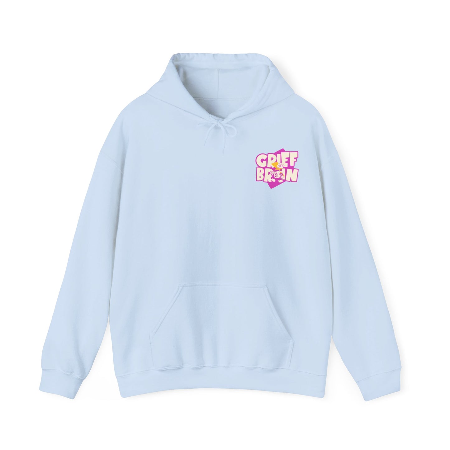 Grief Brain (Pink Text) |  Hoodie