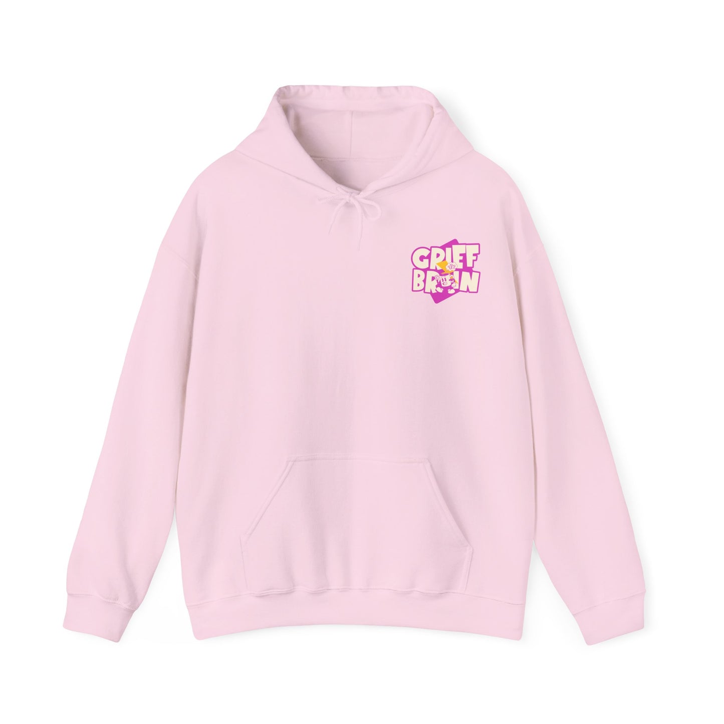 Grief Brain (Pink Text) |  Hoodie