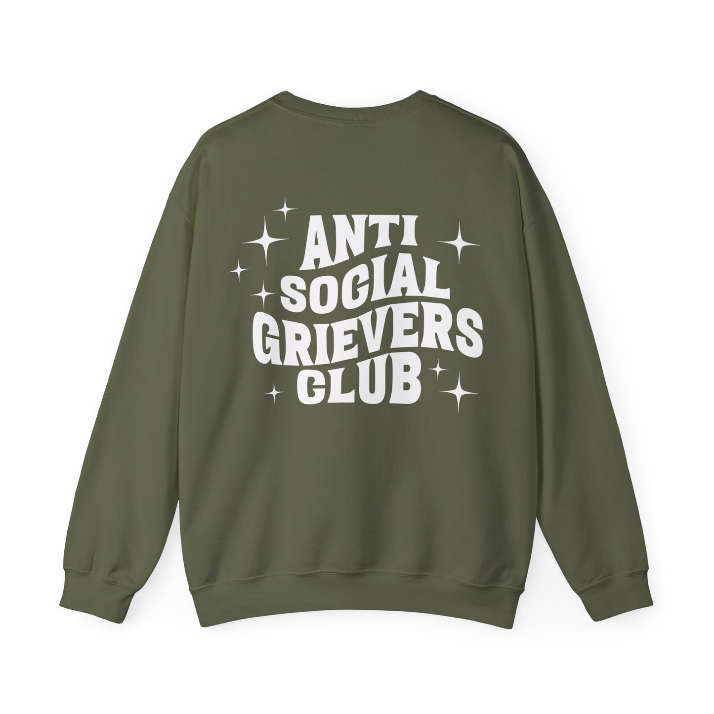 Anti Social Grievers Club | (Front & Back) Crewneck