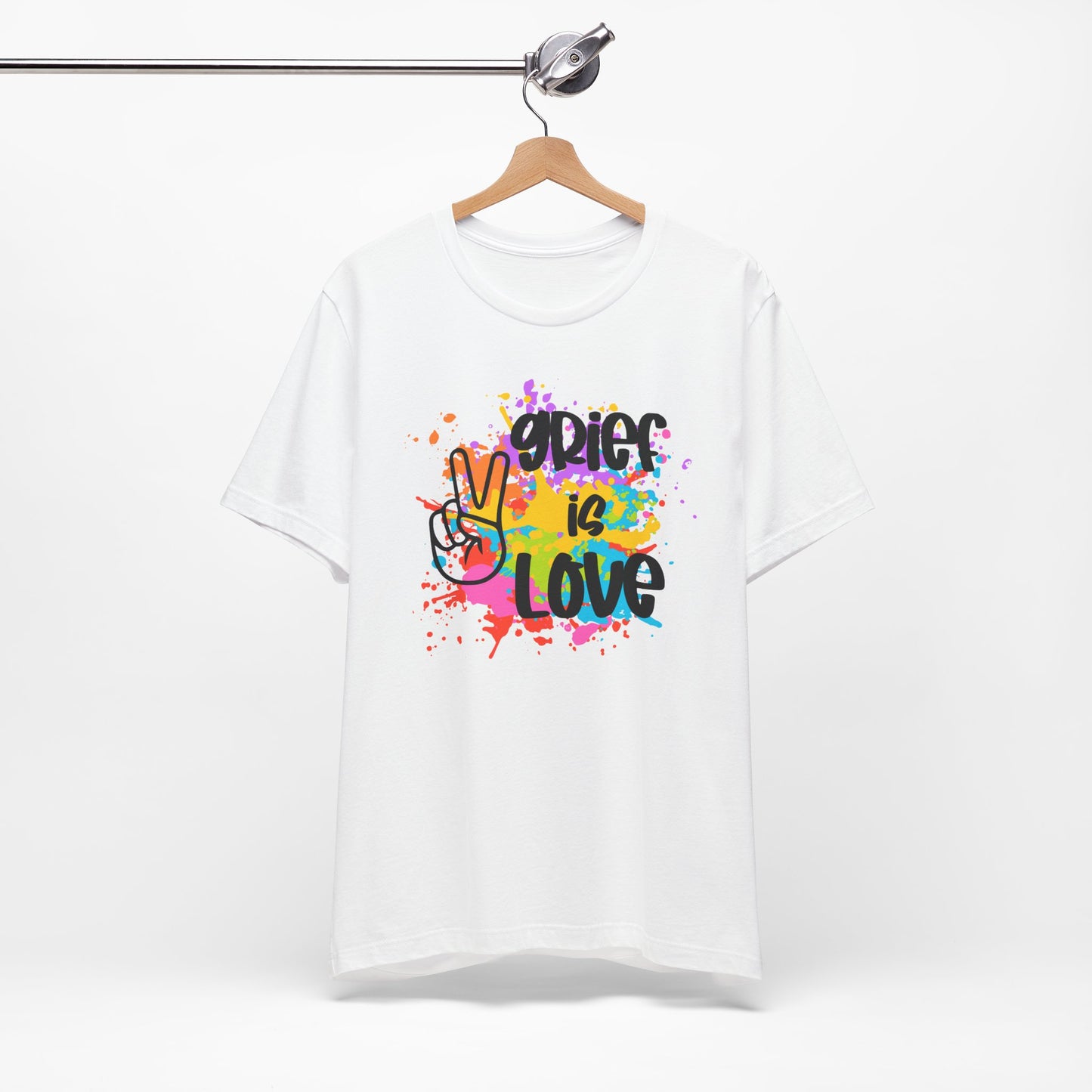 Grief Is Love | Paint Splatter T Shirt