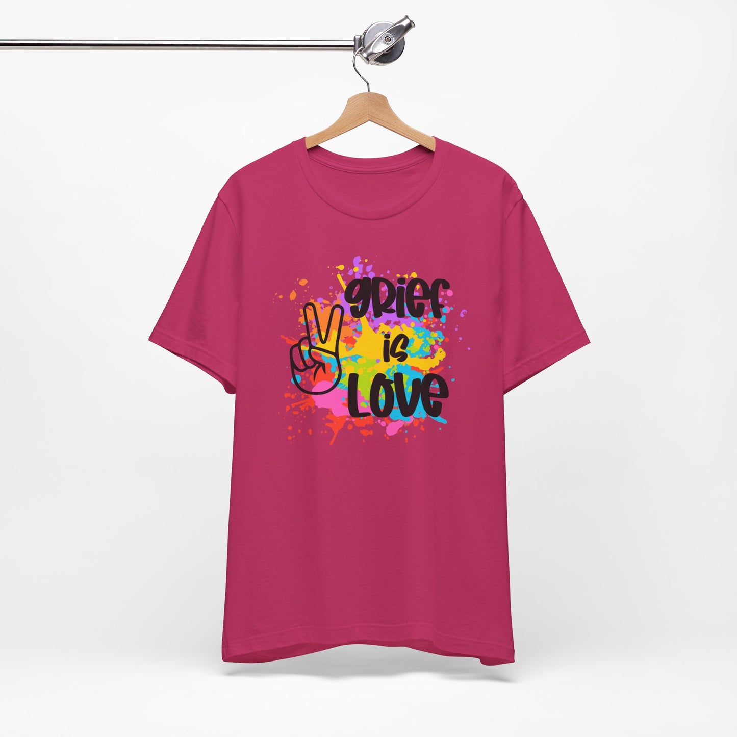 Grief Is Love | Paint Splatter T Shirt