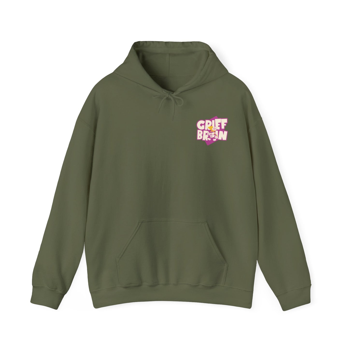 Grief Brain (Pink Text) |  Hoodie